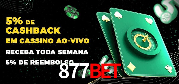 Promoções do cassino ao Vivo 877BET